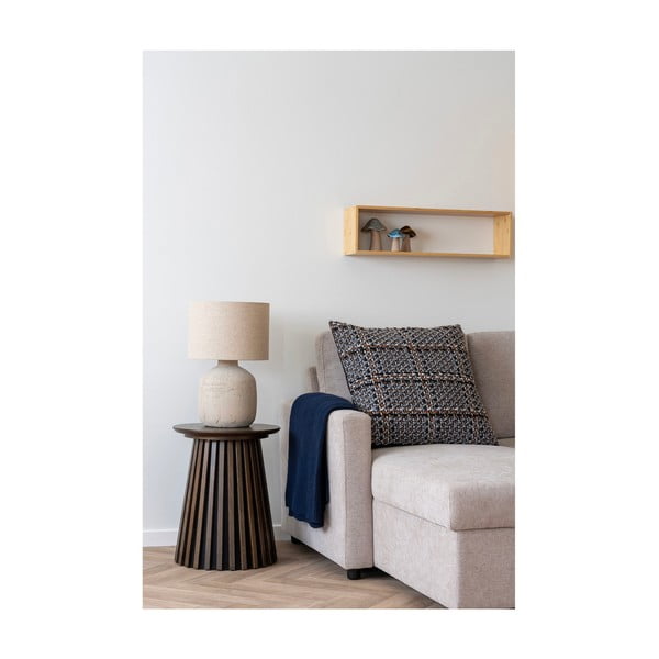 Krémová stolová lampa s textilným tienidlom (výška 46,5 cm) Bilby – House Nordic-image-1