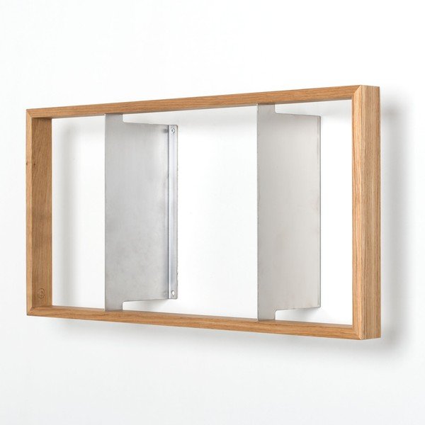 Polica na knihy z dubového dreva das kleine b b9, výška 34 cm-image-4