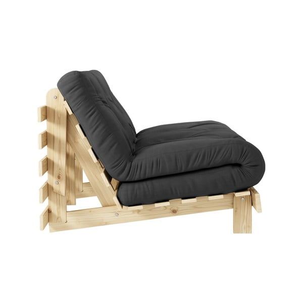 Tmavosivá rozkladacia pohovka 140 cm Roots – Karup Design-image-4