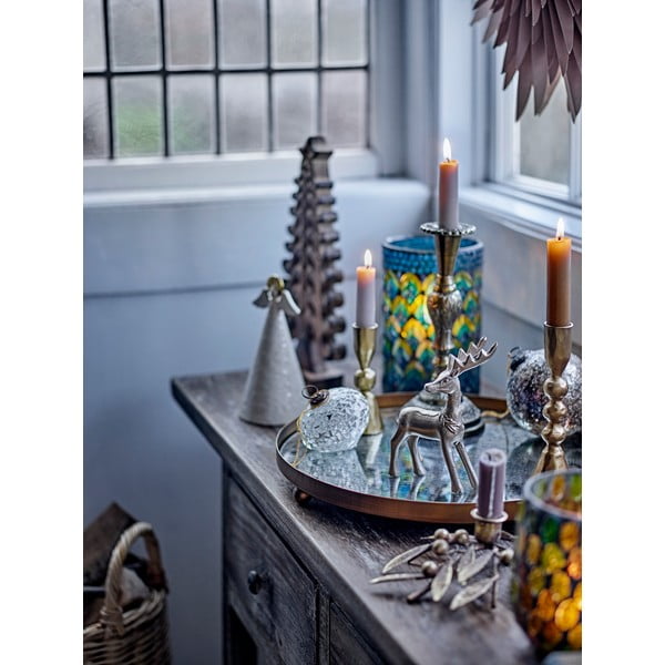 Sklenená dekoratívna tácka ø 35 cm Glacier – Bloomingville-image-1