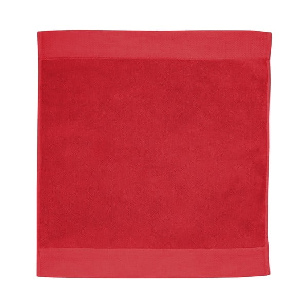 Červená kúpeľňová predložka Seahorse Pure, 50 × 60 cm