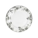 Dezertné porcelánové taniere v bielej a svetlosivej farbe v súprave 6 ks ø 19 cm Foliage gray – Villa Altachiara