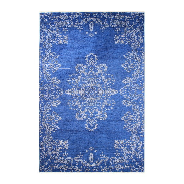 Modrý obojstranný koberec Maleah, 180 x 120 cm