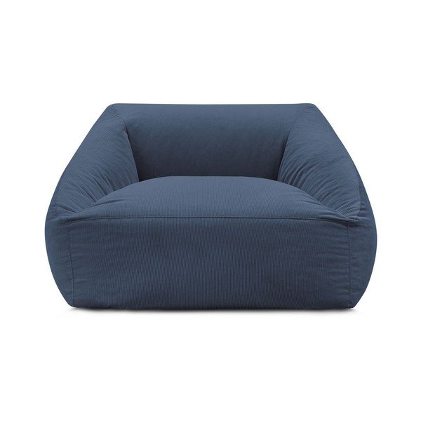 Tmavomodrý menčestrový sedací vak Lilibet – Bobochic Paris-image-3