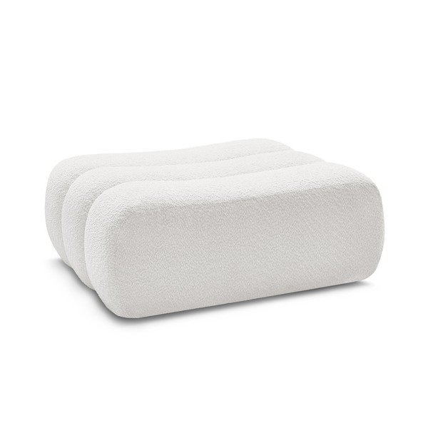 Biela podnožka z textílie buklé Azra – Bobochic Paris-image-3