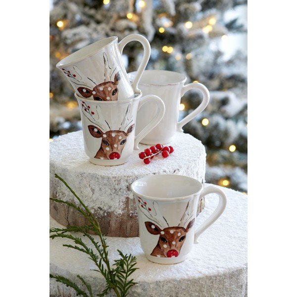 Kameninový vianočný hrnček Casafina Deer Friends, 320 ml-image-1