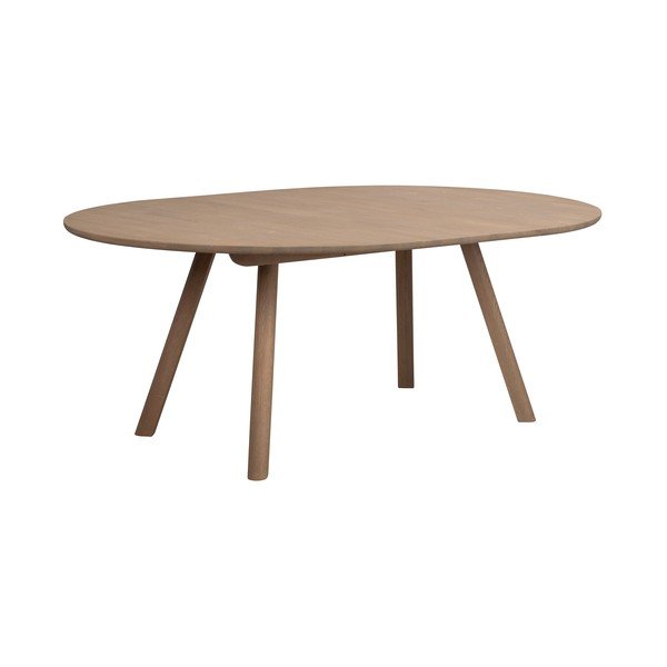 Prídavná doska k jedálenskému stolu z dubového dreva 140x50 cm Clapperton – Rowico-image-3