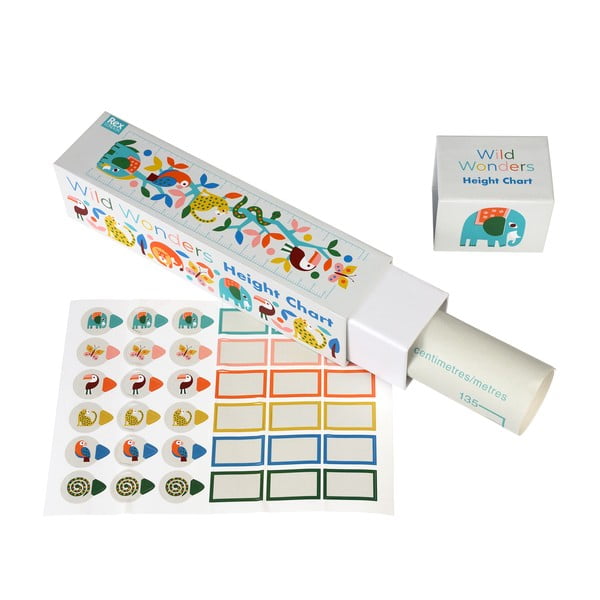 Detská samolepka – meter na stenu 28,5x115 cm Wild Wonders – Rex London-image-2