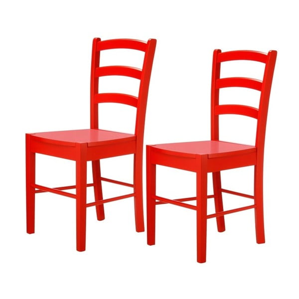 Sada 2 červených stoličiek Støraa Trento Quer