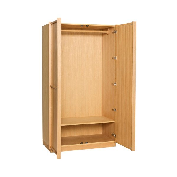 Šatníková skriňa v dekore duba v prírodnej farbe 100x181x55 cm Kura – Hübsch-image-4