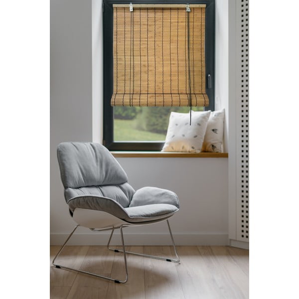 Bambusová roleta v prírodnej farbe 90x220 cm Zeva – Gardinia-image-1