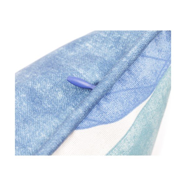 Modrá obliečka na vankúš WeLoveBeds Circles, 60 × 60 cm-image-2