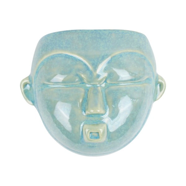 Zelený nástenný kvetináč PT LIVING Mask, 18,1 x 14,5 cm