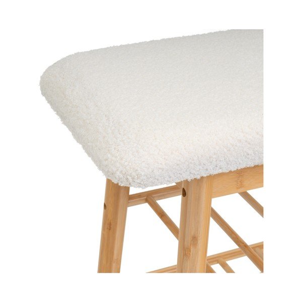 Lavica v bielo-prírodnej farbe – Casa Selección-image-1