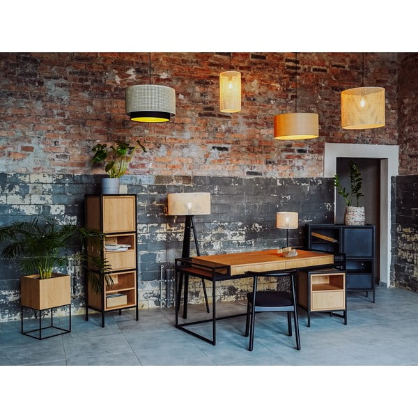 Čierna knižnica v dekore duba 88x60 cm Skap - CustomForm-image-1