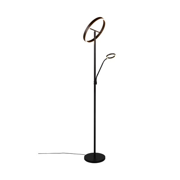 Čierna LED stojacia lampa (výška 180 cm) Willis – Trio-image-3