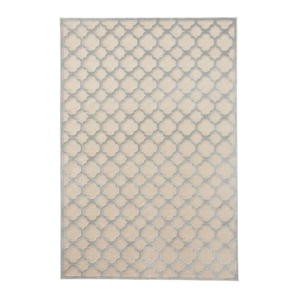 Krémovobiely koberec z viskózy Mint Rugs Bryon, 80 × 125 cm