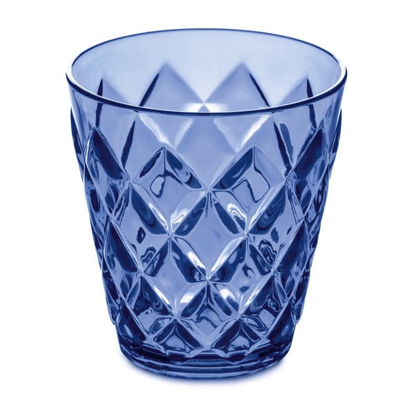 Modrý plastový pohár Tantitoni Crystal, 200 ml