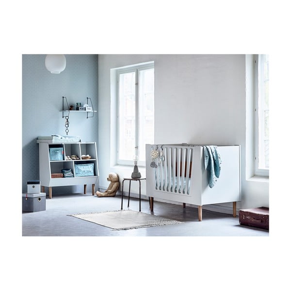 Biela detská postieľka Done by Deer, 120 x 60 cm-image-2