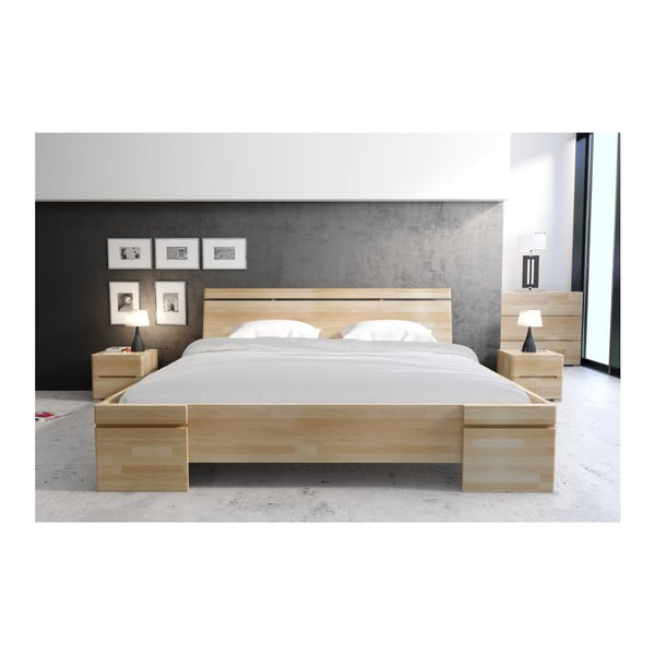 Dvojlôžková posteľ z bukového dreva SKANDICA Sparta Maxi, 200 × 200 cm-image-4