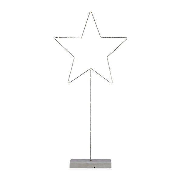 Stojacia LED svietiaca dekorácia Markslöjd Malin Star, výška 83 cm