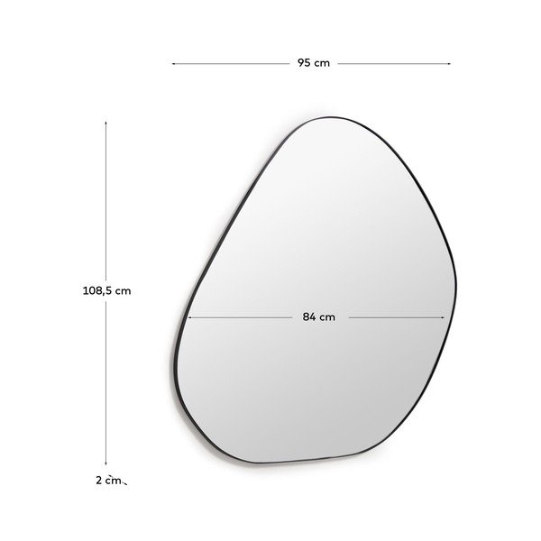 Nástenné zrkadlo 95x108,5 cm Anera – Kave Home-image-4