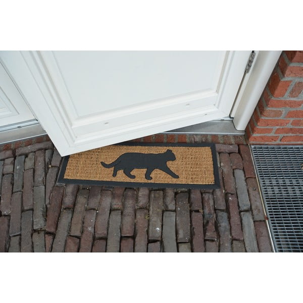 Rohožka z kokosového vlákna Esschert Design Mačka, 25 x 75 cm-image-1