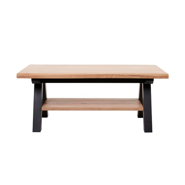 Konferenčný stolík z dreva bieleho duba Unique Furniture Oliveto, 110 x 61 cm