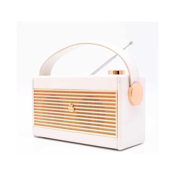 Krémovo-biele rádio GPO Darcy Black Wo294-image-3