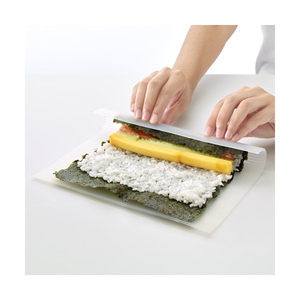 Sada 8 silikónových podložiek na výrobu sushi Lékué-image-1