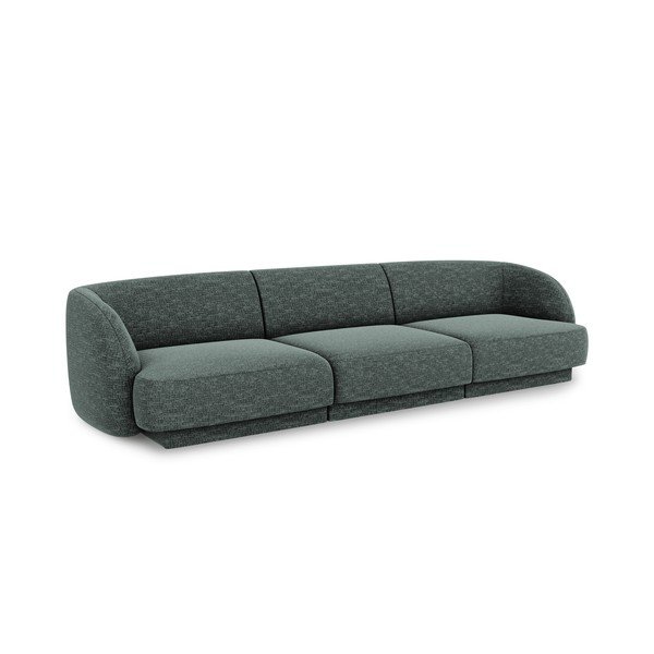 Tmavozelená pohovka 259 cm Miley - Micadoni Home-image-2