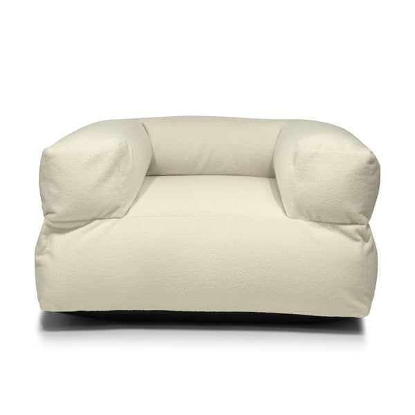 Krémový sedací vak z textílie buklé MooG – SLOWDOWN-image-2