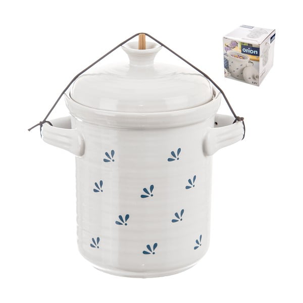 Nádoba na kvasenie zeleniny 2,8 l MODROBÍLÁ – Orion-image-4