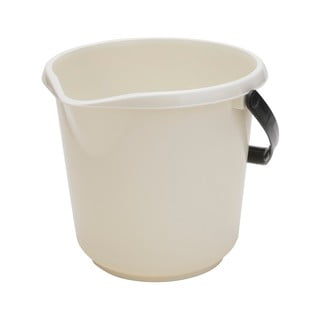 Krémovobiele vedro Addis Clean, 10 l