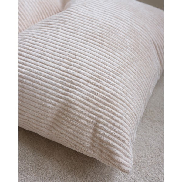 Krémový menčestrový detský sedací vak Big Lounger – Wigiwama-image-2