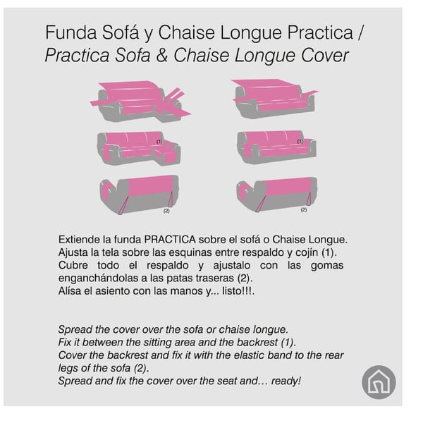 Krémovobiely poťah na kreslo 55 cm Urban – Casa Selección-image-4