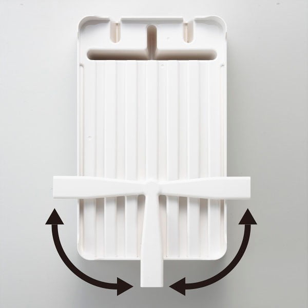 Biely odkvapkávač na riad YAMAZAKI Tower-image-3