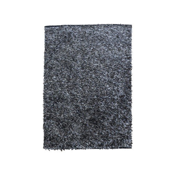 Čierny koberec Webtappeti Shaggy, 120 x 170 cm-image-1