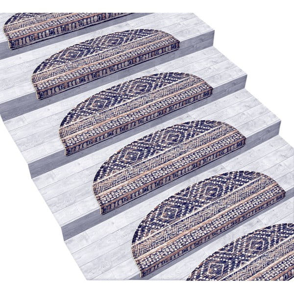 Béžové nášľapy na schody v súprave 16 ks 65x20 cm Cottage Warmth - Vitaus-image-1