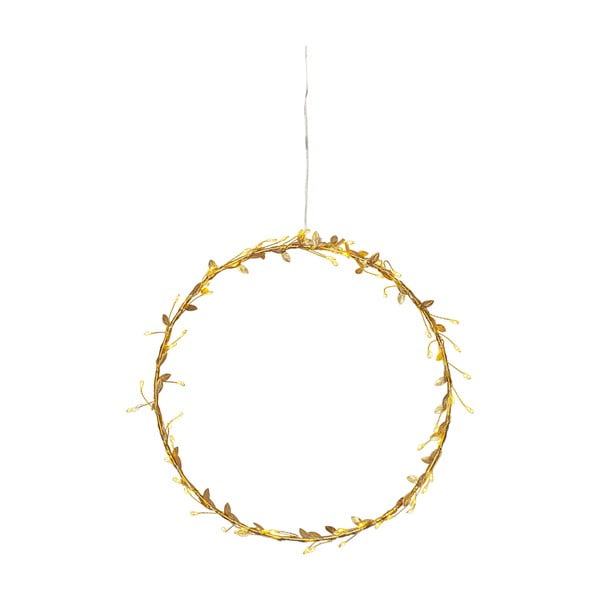 Žltá svetelná dekorácia s vianočným motívom ø 28 cm Winny – Star Trading