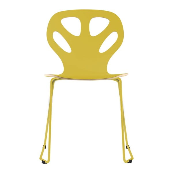 Stolička Maple, žltá
