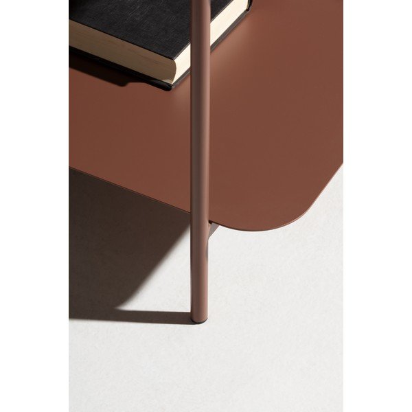 Terakotový kovový konferenčný stolík 70x73 cm Beatrix – MOME-image-2