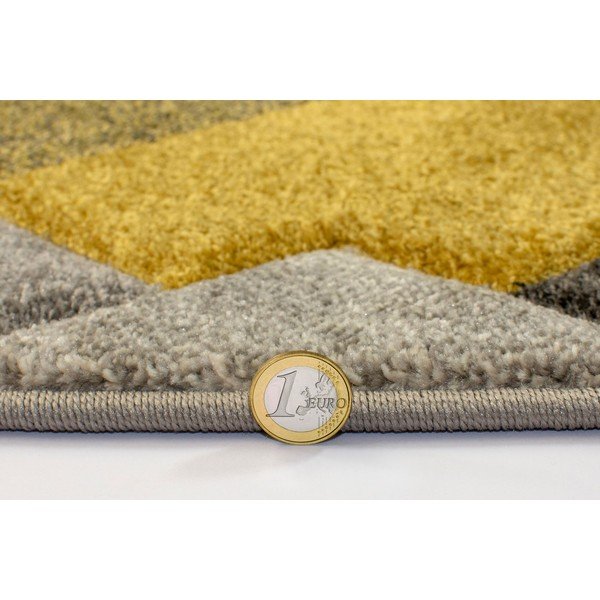 Žlto-sivý behúň 80x230 cm Nimbus – Flair Rugs-image-2
