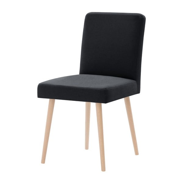 Tmavosivá stolička s hnedými nohami Ted Lapidus Maison Fragrance
