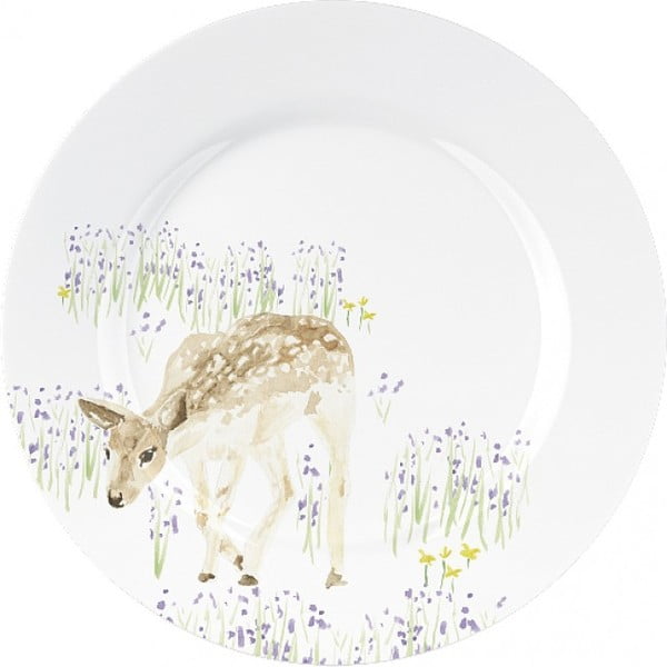 Porcelánový tanier Deer, Ø19,5 cm