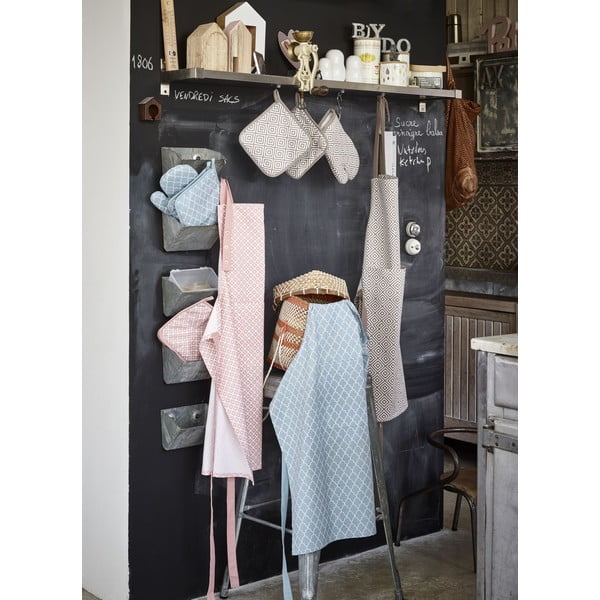 Svetlomodrá bavlnená zástera Tiseco Home Studio Arabesk-image-1