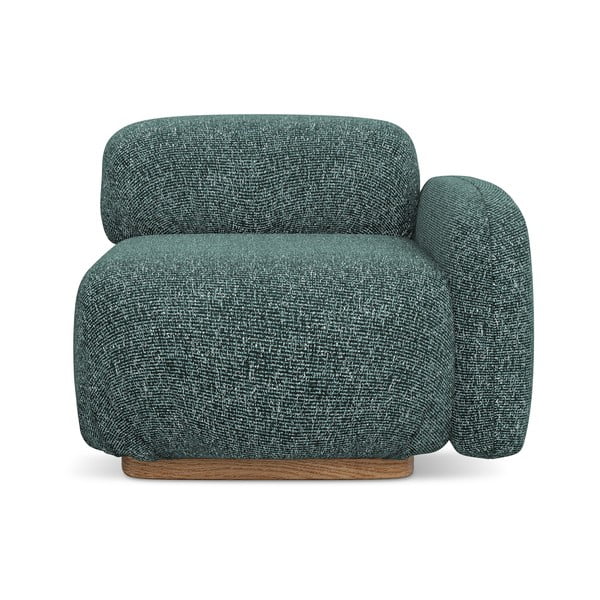 Tyrkysovomodrý modul pohovky (pravý roh) Ailani – Makamii