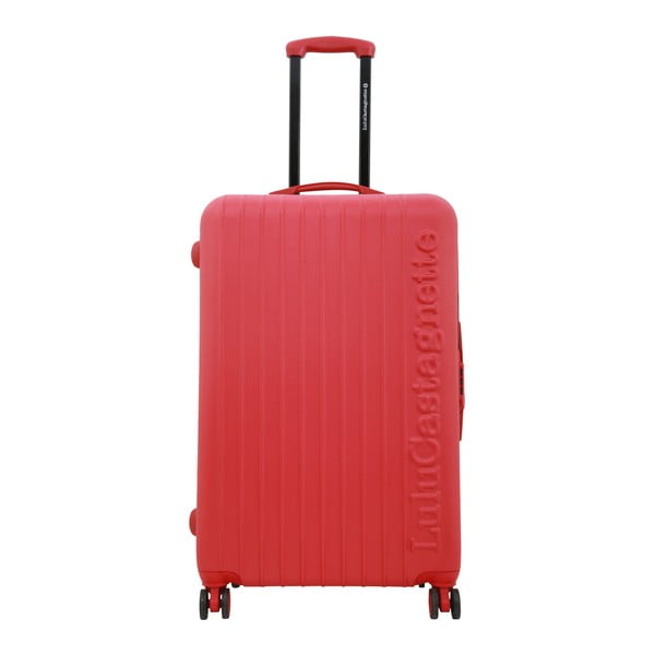 Červený cestovný kufor LULU CASTAGNETTE Lil, 107 l
