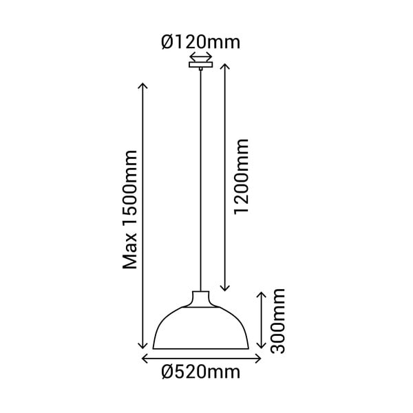 Závesné svietidlo v čierno-prírodnej farbe s bambusovým tienidlom ø 52 cm – SULION-image-3