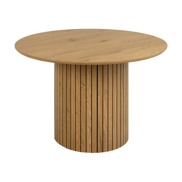 Okrúhly jedálenský stôl s doskou v dubovom dekore ø 120 cm Yale - Actona-image-2